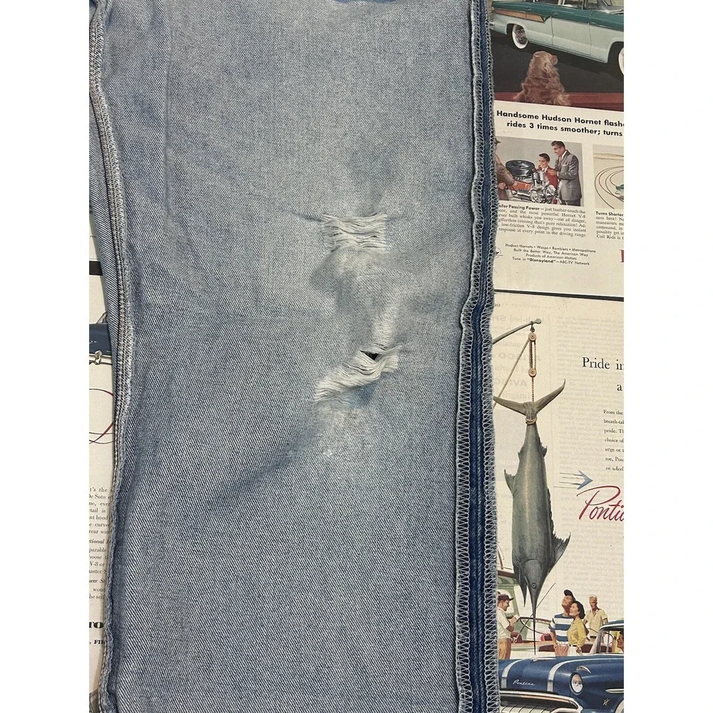 Vintage Levi's 501 Jeans Mens 38x33 Original Fit Button Fly Blue Denim 90s